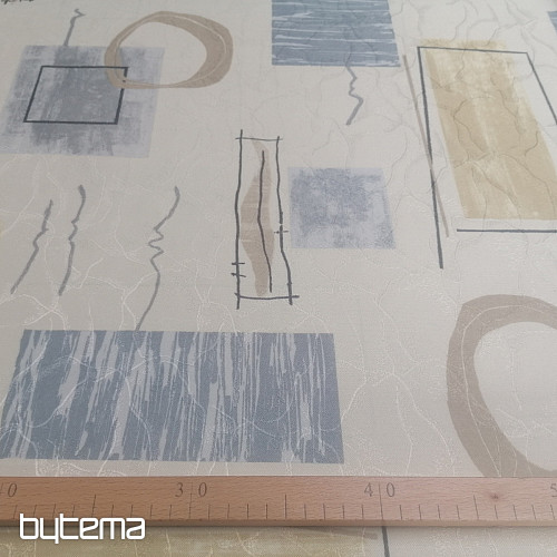 Tissu déco PLANET gris
