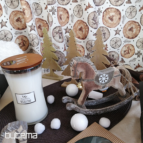 Tissu de décoration de Noël Noël Paysan 1
