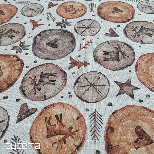 Tissu de décoration de Noël Noël Paysan 1