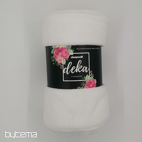 Couverture MICROFLANELLE 150x200 blanc