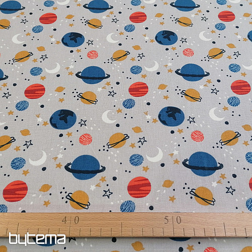 Tissu en coton SPACE