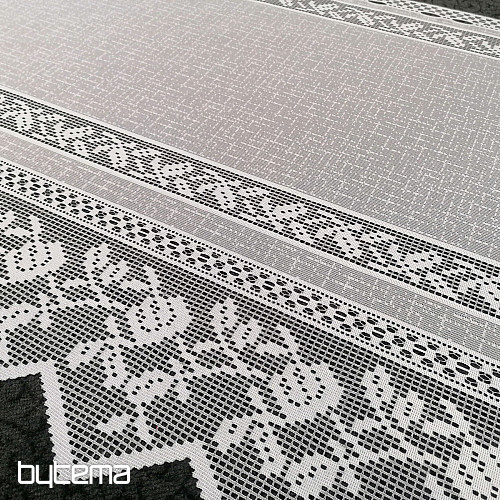 Rideau jacquard pour vitrail 605921