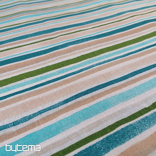 Tissu déco EUGEN turquoise