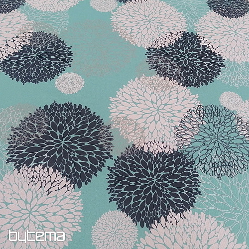 Tissu déco BLACK OUT Astra turquoise