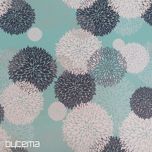 Tissu déco BLACK OUT Astra turquoise