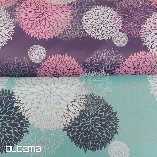 Tissu décoratif BLACK OUT Astra lilas