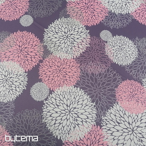 Tissu décoratif BLACK OUT Astra lilas