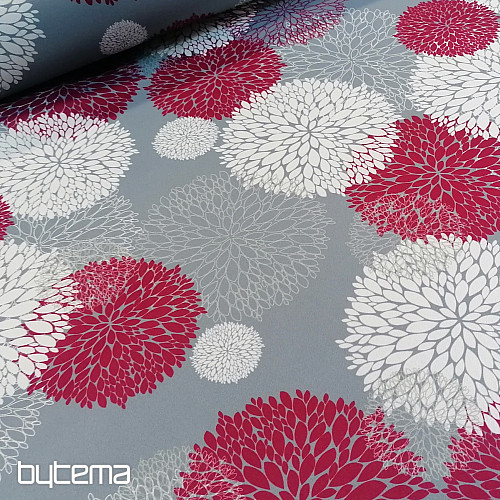 Tissu déco BLACK OUT Astra bordeaux