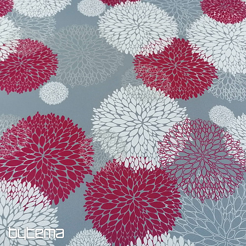 Tissu déco BLACK OUT Astra bordeaux