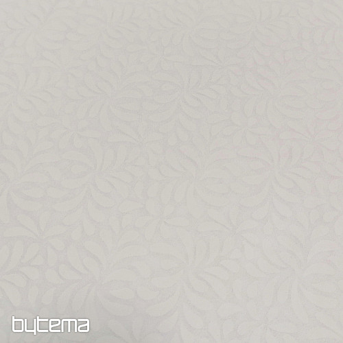 Tissu coton Sarah satiné blanc