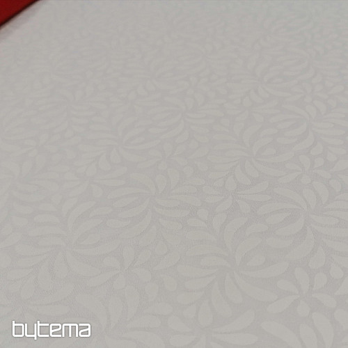 Tissu coton Sarah satiné blanc