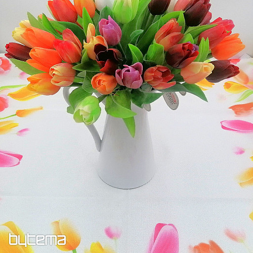 Mélange de couleurs de tulipes