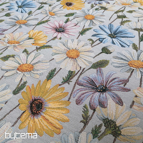Tissu pour tapisserie MARGUERITES