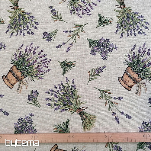 Tissu pour tapisserie LAVANDE ALLOVER