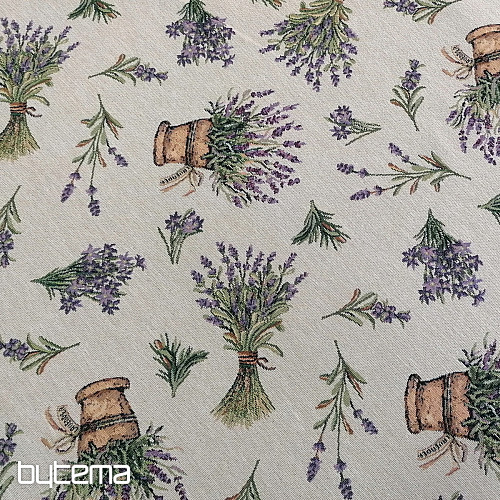 Tissu pour tapisserie LAVANDE ALLOVER
