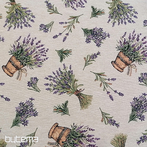 Tissu pour tapisserie LAVANDE ALLOVER