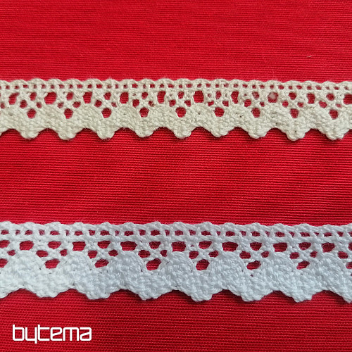 Lacet coton 5420 16mm crème mat