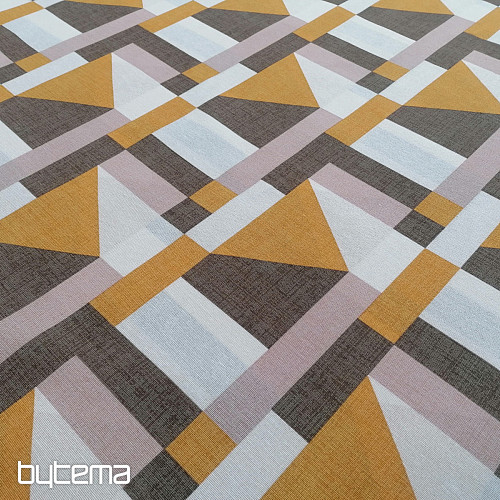 Tissu déco Geo jaune