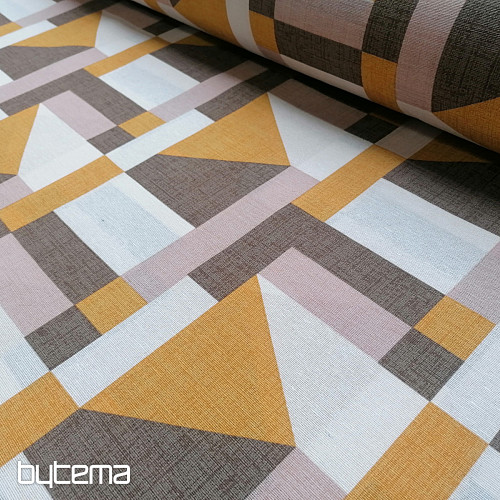 Tissu déco Geo jaune