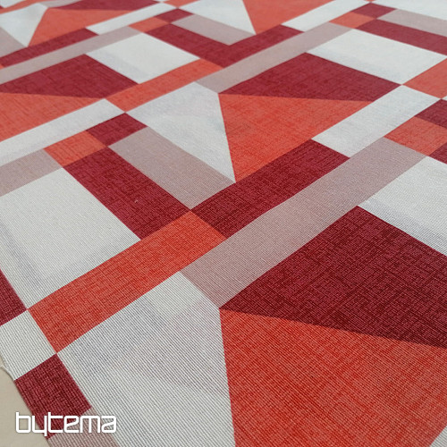 Tissu déco Geo rouge
