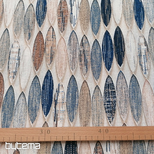Tissu déco SURF BLEU