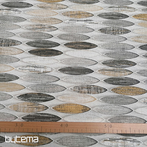 Tissu décoratif SURF BEIGE GRIS
