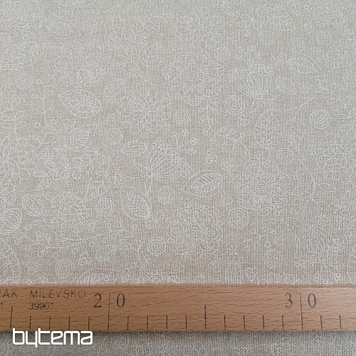 Tissu déco Fleurs fluo blanc