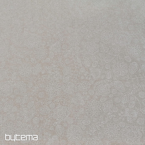 Tissu déco Fleurs fluo blanc