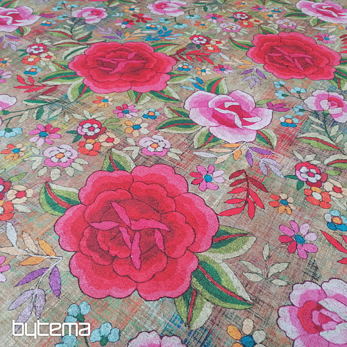 Tissu déco Fleurs Manille 280 cm