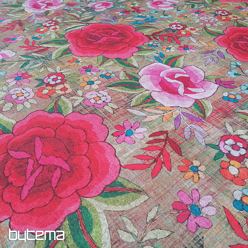 Tissu déco Fleurs Manille 280 cm