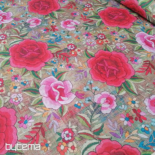 Tissu déco Fleurs Manille 280 cm