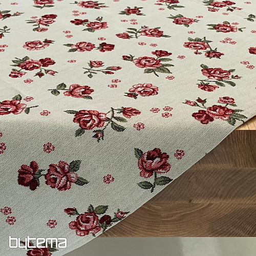 Nappe et foulard en tapisserie EDEN ROSES