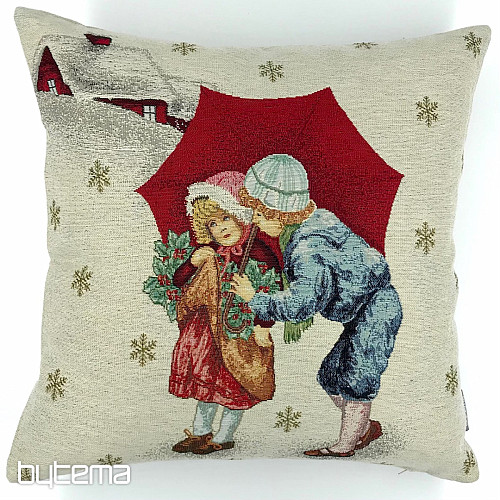 Couverture tapisserie de Noël CHRISTMAS KISS 2