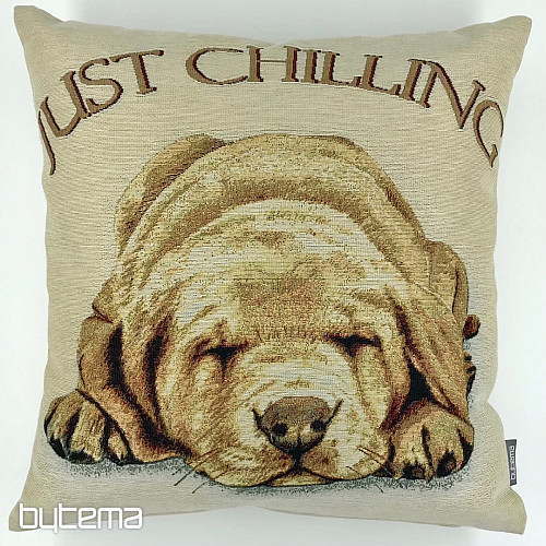 Housse de coussin tapisserie PES JUST CHILLING