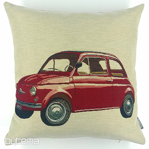 Housse de coussin tapisserie FIAT ROUGE