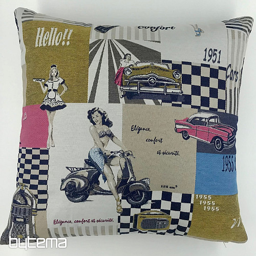 Coussin décoratif SKUTRY RETRO design