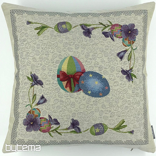 Housse de coussin Gobelin Oeufs de Pâques