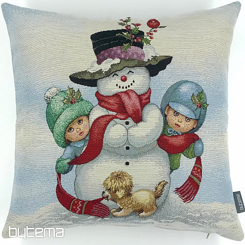 Tapisserie de Noël BONNE NEIGE AVEC ENFANTS