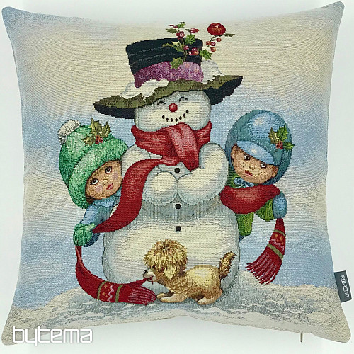 Tapisserie de Noël BONNE NEIGE AVEC ENFANTS