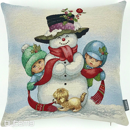 Tapisserie de Noël BONNE NEIGE AVEC ENFANTS