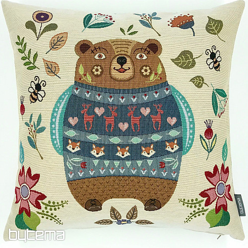 Housse de coussin tapisserie MERRY ANIMALS 2