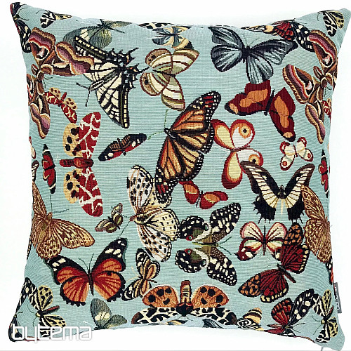 Housse de coussin tapisserie PAPILLONS
