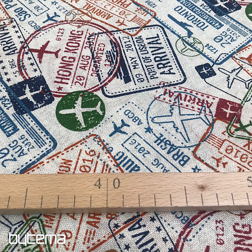 Tissu déco VOYAGE