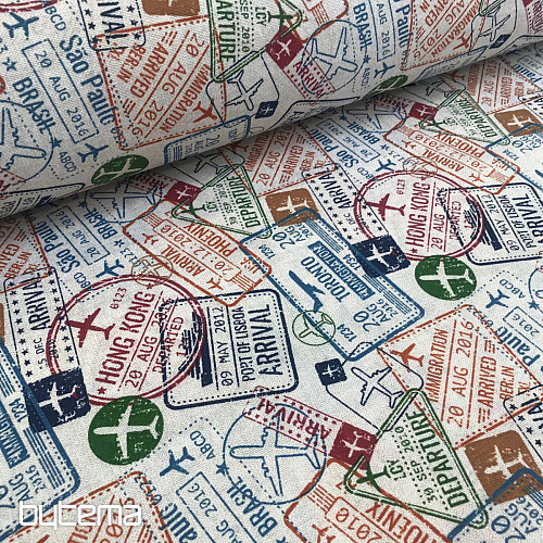 Tissu déco VOYAGE