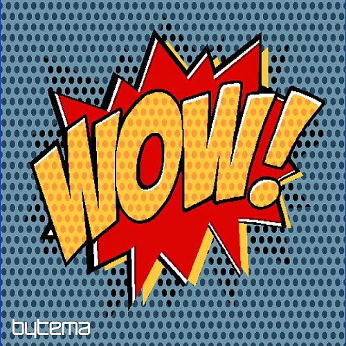 Taie d'oreiller en tapisserie BD WOW