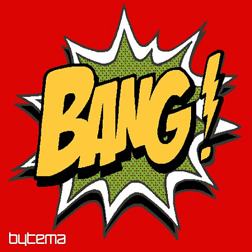 Housse de coussin tapisserie COMICS BANG!