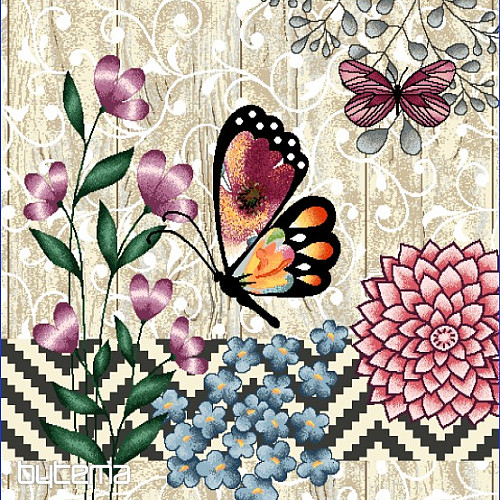 Housse de coussin tapisserie FEEL BUTTERFLY 2