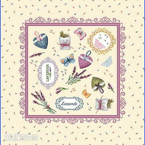 Housse de coussin tapisserie Rêve de lavande