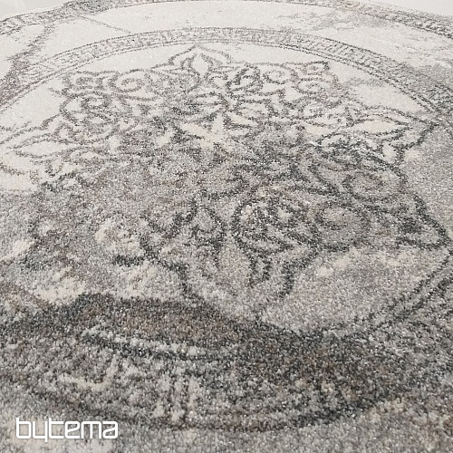 Tapis moderne ovale VISTA BLANC GRIS
