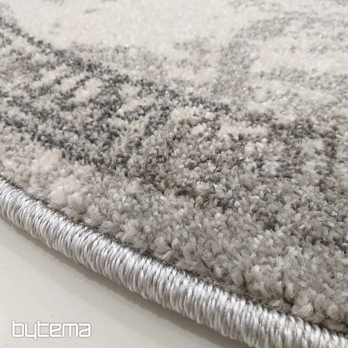 Tapis moderne cercle VISTA BLANC GRIS
